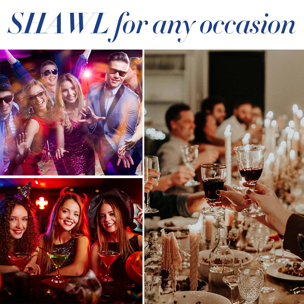 PALAY Lace Shrugs Shawl for Women Stylish Sheer Cape for Women Cover Up Wraps Black Sequin Shawl for Wedding Dress, Off Shoulder Dress, Strapless Dresses PALAY Lace Shrugs Shawl for Women Stylish Sheer Cape for Women Cover Up Wraps Black Sequin Shawl for Wedding Dress, Off Shoulder Dress, Strapless Dresses